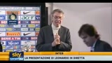 Moratti presenta Leonardo