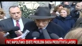 Napolitano parla della situazione economica