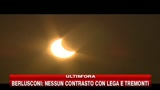 Nebbia e cielo coperto: scarsa visibilità per l'eclissi