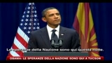 Obama: le speranze della nazione sono qui a Tucson