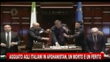 18/01/2011 - Fini riferisce alla Camera militare morto in Afghanistan