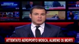 Attentato aeroporto Mosca, almeno 35 morti