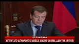 Attentato Mosca, comunicato di Medvedev