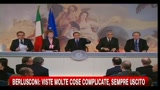 26/01/2011 - Berlusconi: ho visto molte cose complicate, sempre uscito
