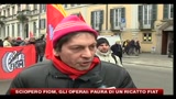 28/01/2011 - Sciopero FIOM, gli operai: paura di un ricatto dalla FIAT