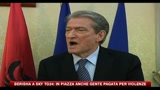 Berisha a Sky tg24: in piazza anche gente pagata per violenze
