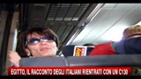 Egitto, il racconto degli italiani rientrati