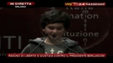 Raduno libertà e giustizia: intervento di un giovane