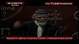 Raduno libertà e giustizia:  intervento di Moni Ovadia