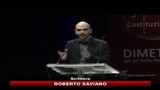 Saviano: vera rivoluzione è cercare parlare all'altro