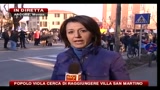 Il popolo Viola cerca di raggiungere Villa San Martino