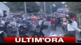 Arcore, scontri tra polizia e manifestanti