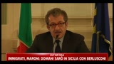 Immigrati, Maroni: domani sarò in Sicilia con Berlusconi