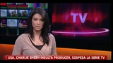 USA, Charlie Sheen insulta producer, sospesa la serie TV