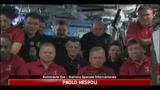 ISS, Nespoli in collegamento
