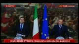 Conferenza congiunta Berlusconi-Barroso