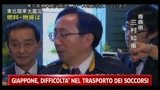 Giappone, difficoltà nel trasporto dei soccorsi