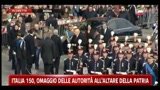 17/03/2011 - Italia 150, l'omaggio di Napolitano all'altare della patria