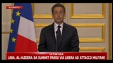 19/03/2011 - Vertice su Libia, la conferenza stampa di Sarkozy