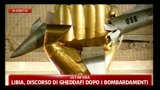 Libia, discorso di Gheddafi dopo i bombardamenti