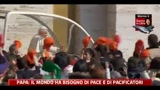 Papa, il mondo ha bisogno di pace e pacificatori