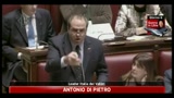 Guerra in Libia, Di Pietro: Governo coniglio