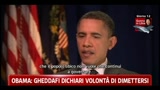 30/03/2011 - Obama: gheddafi dichiari la volontà di dimettersi