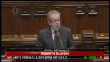 30/03/2011 - Lampedusa, Roberto Maroni, i dati dell' immigrazione