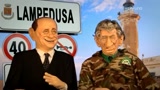 Gli Sgommati, il discorso di Berlusconi ai profughi