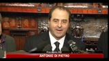 Di Pietro, da Alfano un gesto irrispettoso, pronti alla sfiducia