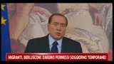 01/04/2011 - Migranti, Berlusconi: daremo permessi soggiorno temporanei