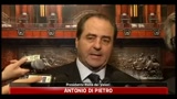 Di Pietro, c'è un metodo legale per mandare a casa un governo irresponsabile