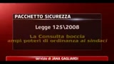 Pacchetto sicurezza, consulta boccia ampi poteri sindaci