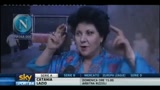 15/04/2011 - Napoli, la scaramanzia di Marisa Laurito