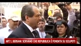 20/04/2011 - Art. 1, Di Pietro: C'è un attentato alla Costituzione
