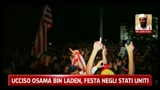 Ucciso Bin Laden, festa negli Stati Uniti