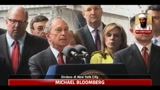 New York, festeggiamenti a Ground Zero per la morte di Bin Laden