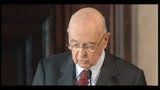 Napolitano, parole vittime di terrorismo più forti dei manifesti