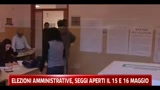 Elezioni amministrative, seggi aperti il 15 e 16 maggio