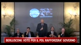 Berlusconi: voto per il pdl rafforzerà governo