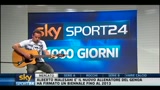 1000 giorni con noi, gli auguri cantati a Sky Sport 24 da Antonio Filippini
