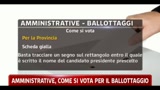 Amministrative, come si vota per il ballottaggio