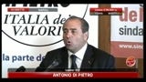 Amministrative 2011, Napoli, Di Pietro: ripulire la città dalla monnezza fisica e morale