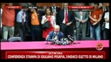 Amministrative 2011, Milano: conferenza stampa di Pisapia