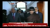30/05/2011 - Libia, la TV di Stato mostra Gheddafi che accoglie Zuma