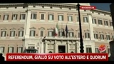 Referendum, giallo sul voto all'estero e quorum
