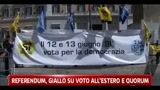 Referendum, giallo su voto all'estero e quorum
