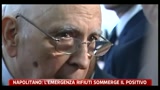 Napolitano, l'emergenza rifiuti sommerge il positivo