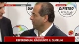 13/06/2011 - Di Pietro: un Presidente che invita i cittadini a non votare non interpreta il suo ruolo istituzionale