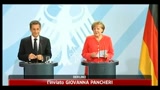 Piano aiuti Grecia, Merkel e Sarkozy chiedono tempi brevi